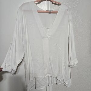 Forever 21 White Blouse